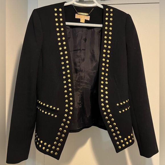 Michael Kors navy blue blazer jacket. Size 2 - Picture 1 of 3
